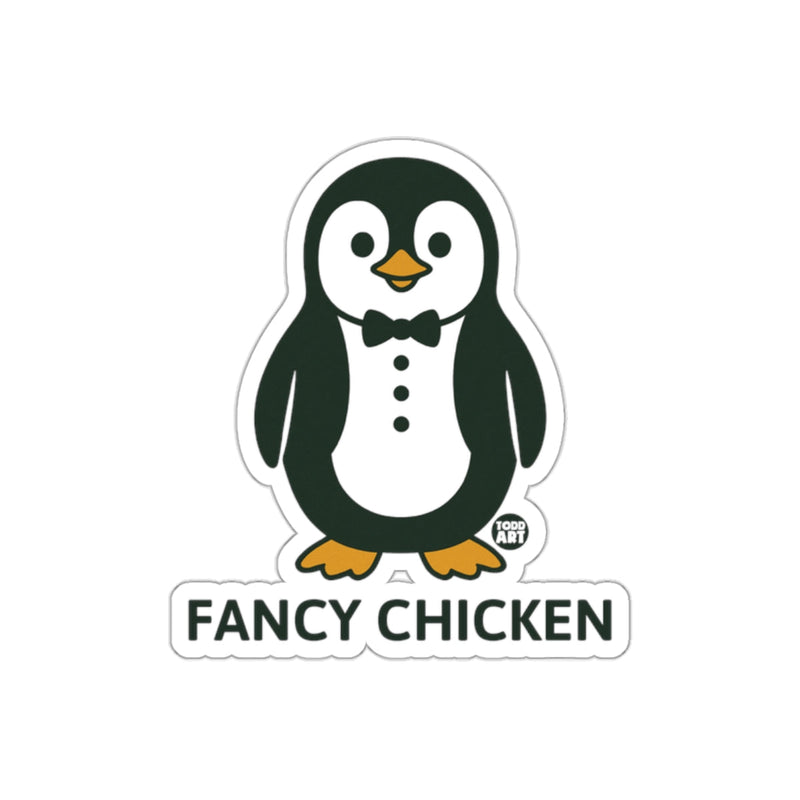Load image into Gallery viewer, Cute Fancy Chicken Penguin with a Bow Tie sticker
