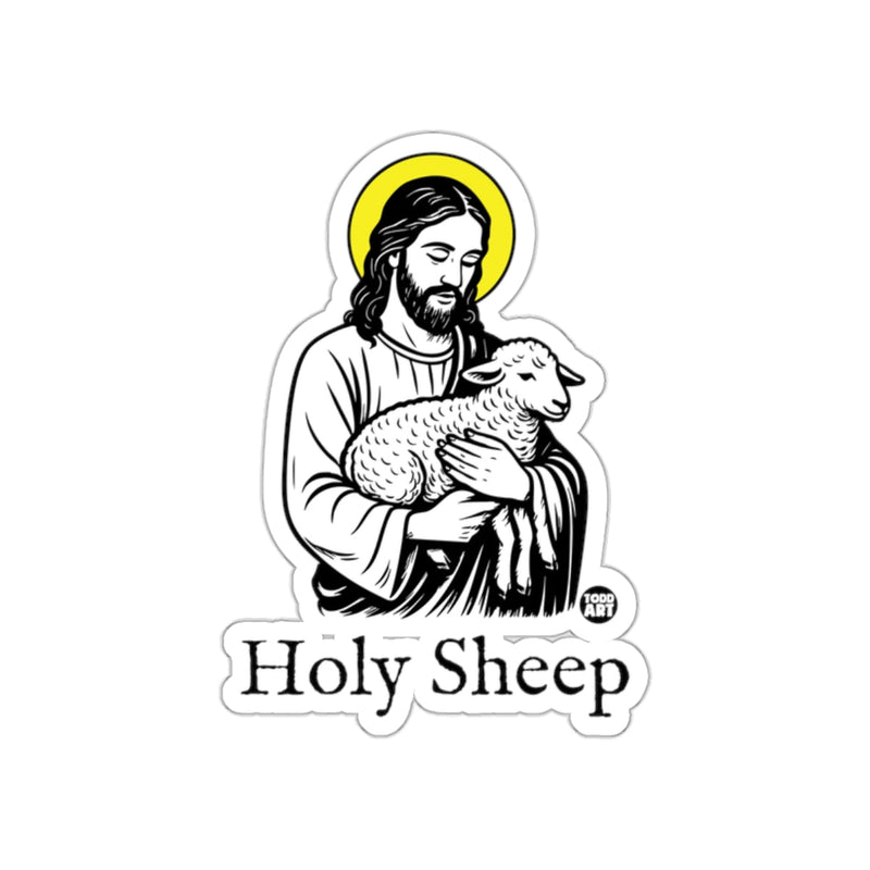 Load image into Gallery viewer, Holy Sheep Religious Design Sticker for Unique Decor
