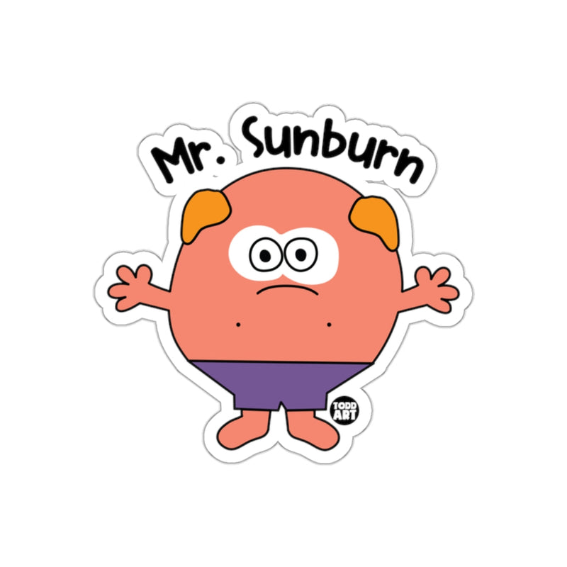 Load image into Gallery viewer, Mr. Sunburn Cartoon Character Graphic Sticker
