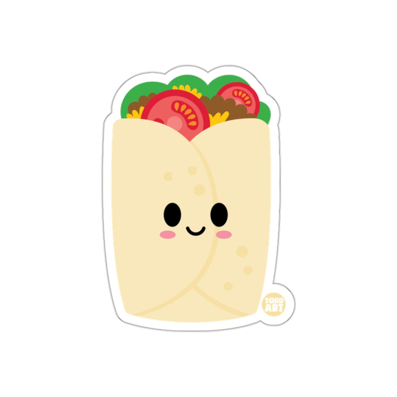 Load image into Gallery viewer, Cute Kawaii Burrito Design Sticker for Fun Decor
