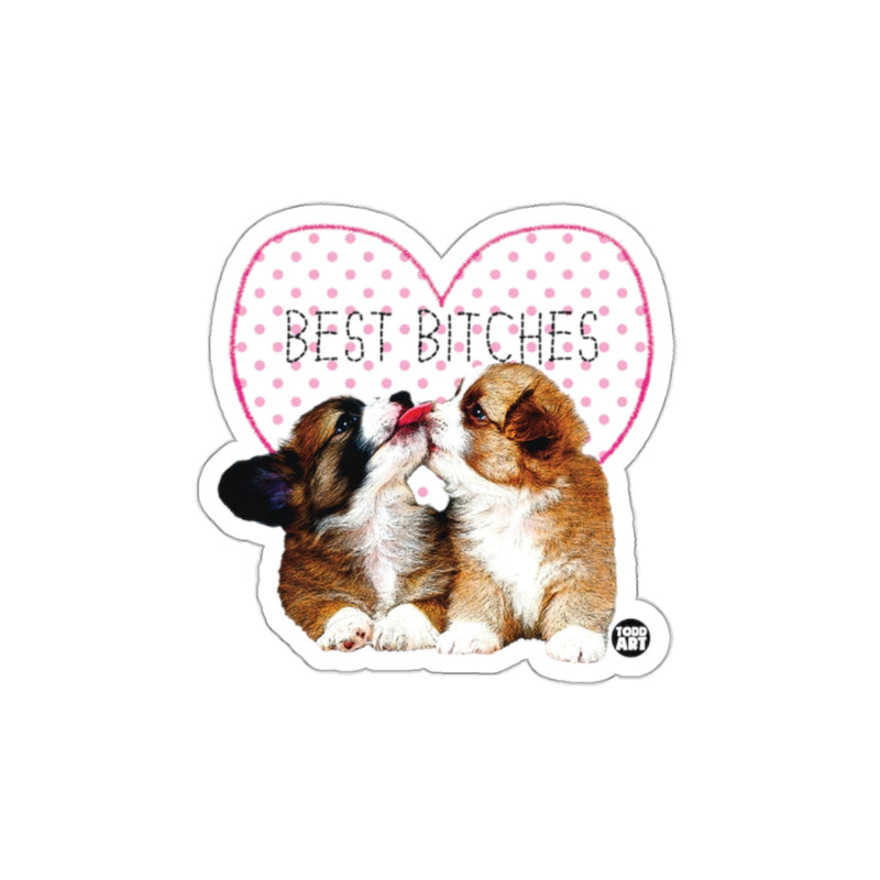Load image into Gallery viewer, Best Bitches Cute Puppy Theme Sticker
