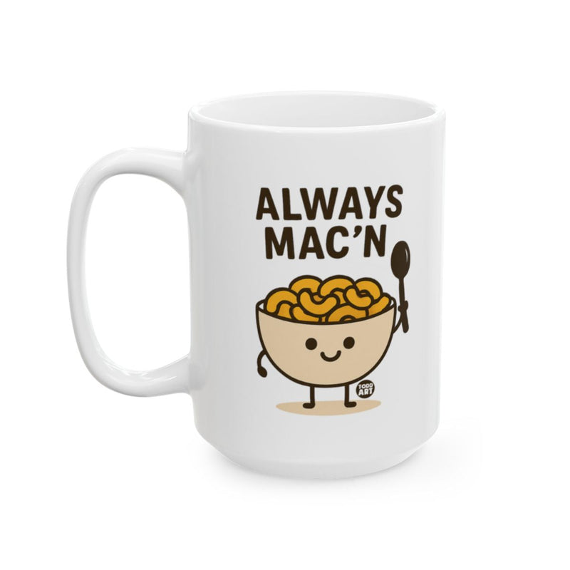 Load image into Gallery viewer, Always Mac'n Adorable Cartoon Themed Mug
