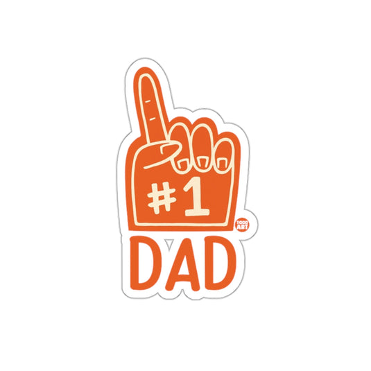 Number One Dad Symbol Decorative Celebration sticker