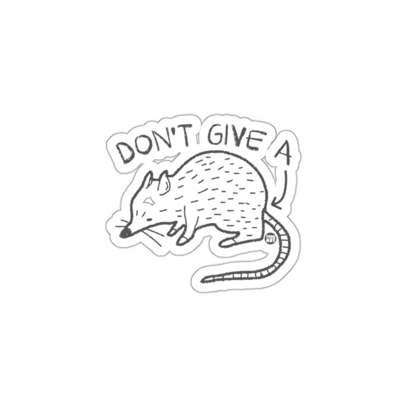 Load image into Gallery viewer, Don't Give A Rat Funny Sticker Product
