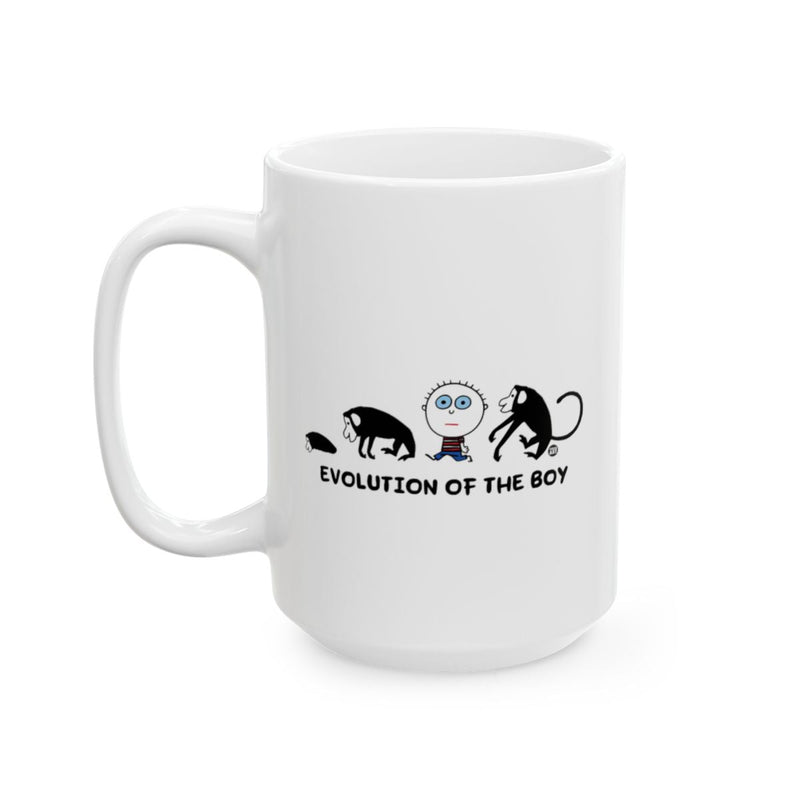 Load image into Gallery viewer, Evolution Of The Boy Funny Graphic Mug Product
