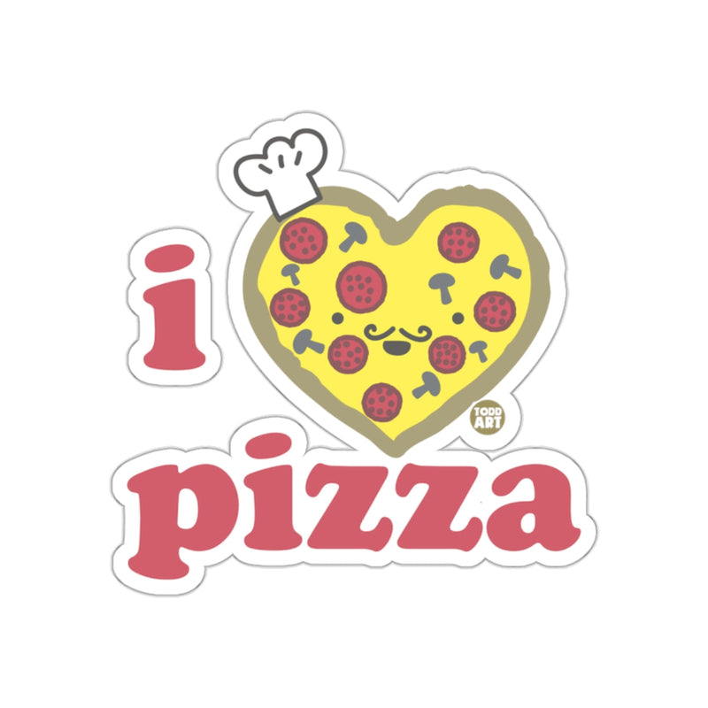 Load image into Gallery viewer, I Love Pizza Cute Heart-Shaped Fun Sticker
