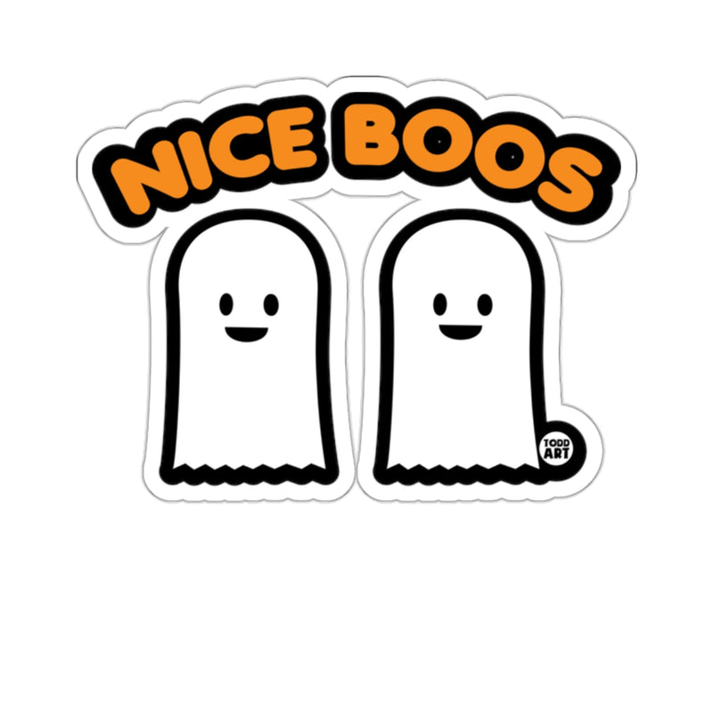 Load image into Gallery viewer, NICE BOOS Two Smiling Ghosts Todd Art 
