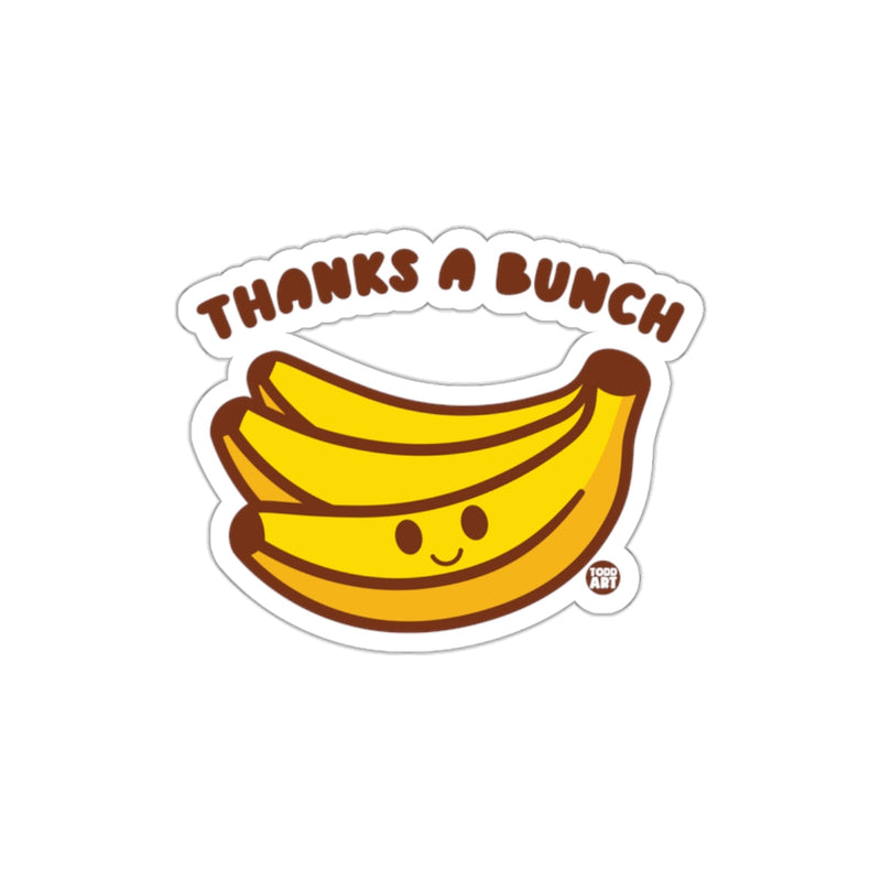 Load image into Gallery viewer, Thanks a Bunch Happy Banana Design Sticker Product
