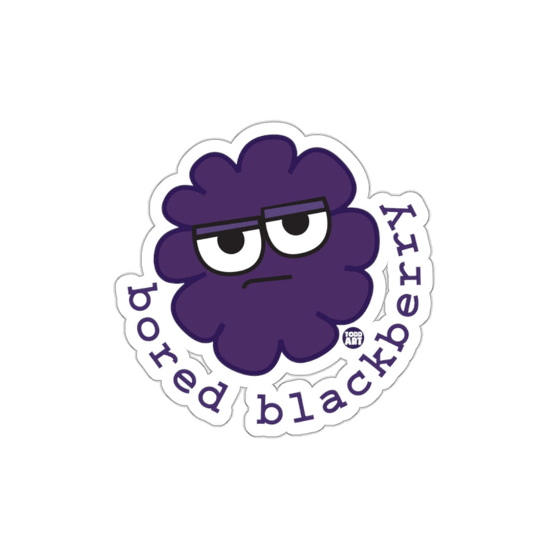 Load image into Gallery viewer, Bored Blackberry Funny Sticker with Attitude Design
