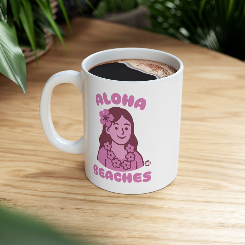 Load image into Gallery viewer, Aloha Beaches Cute and Fun Coffee Mug
