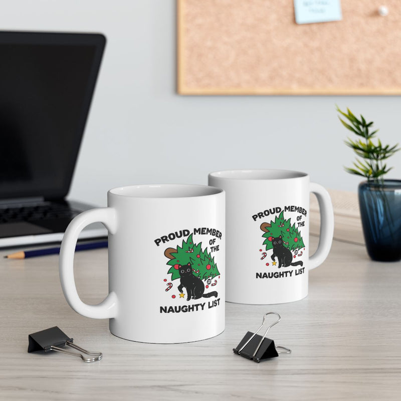 Load image into Gallery viewer, Proud Member of the Naughty List Mug
