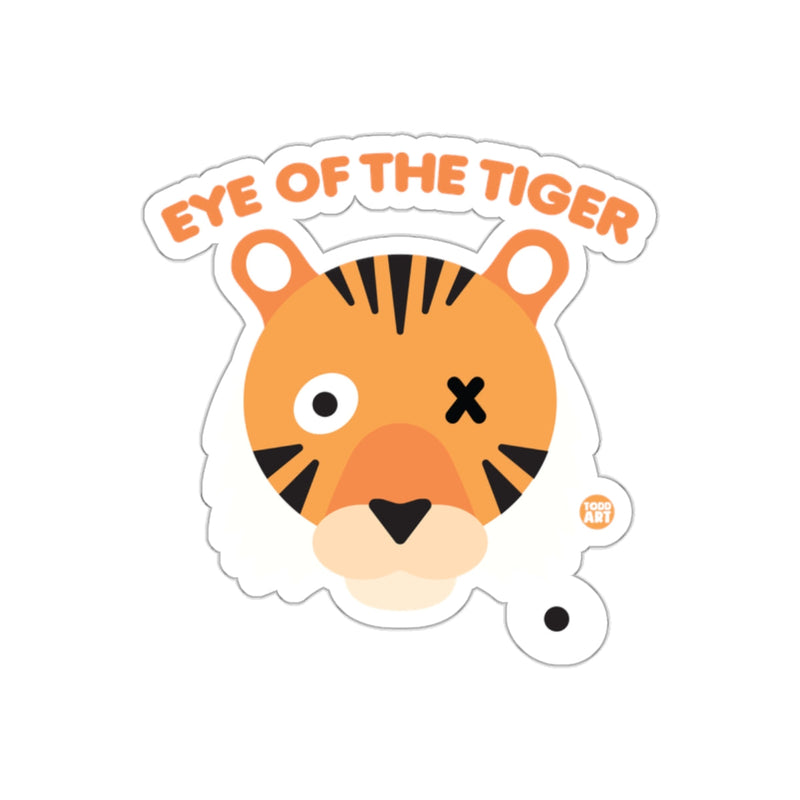 Load image into Gallery viewer, Eye of the Tiger fun illustrated sticker product
