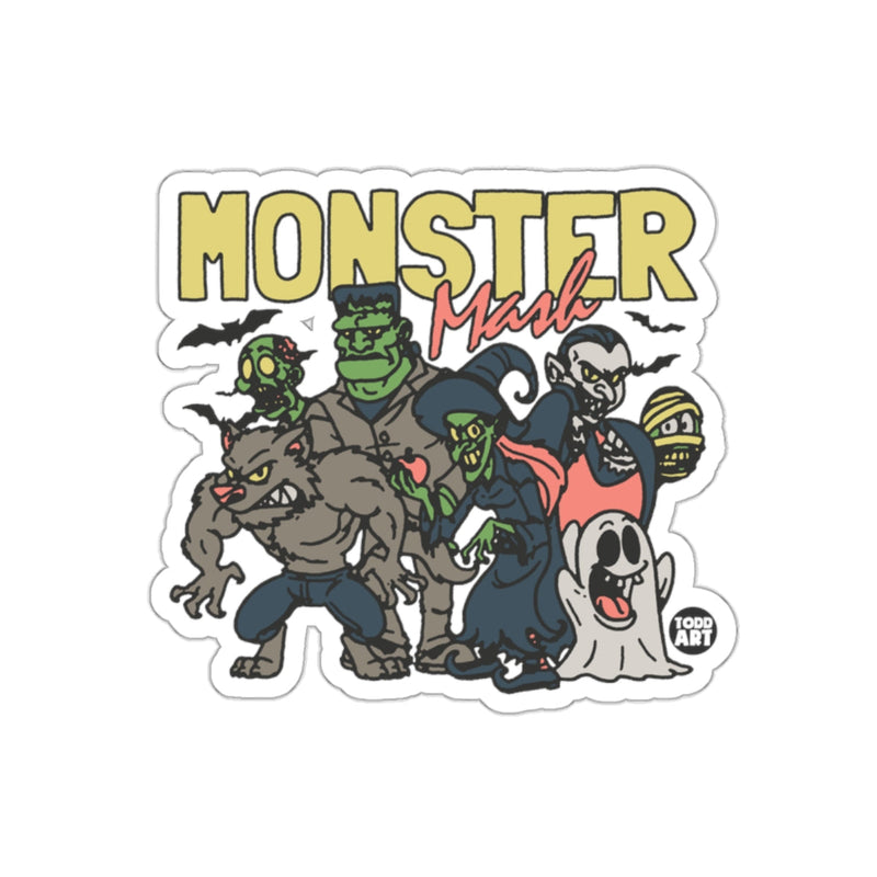 Load image into Gallery viewer, Monster Mash Sticker Colorful Cartoon Design
