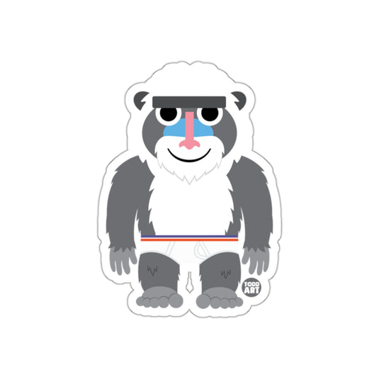 Cute Cartoon Animal Sticker with Todd Art Logo Design