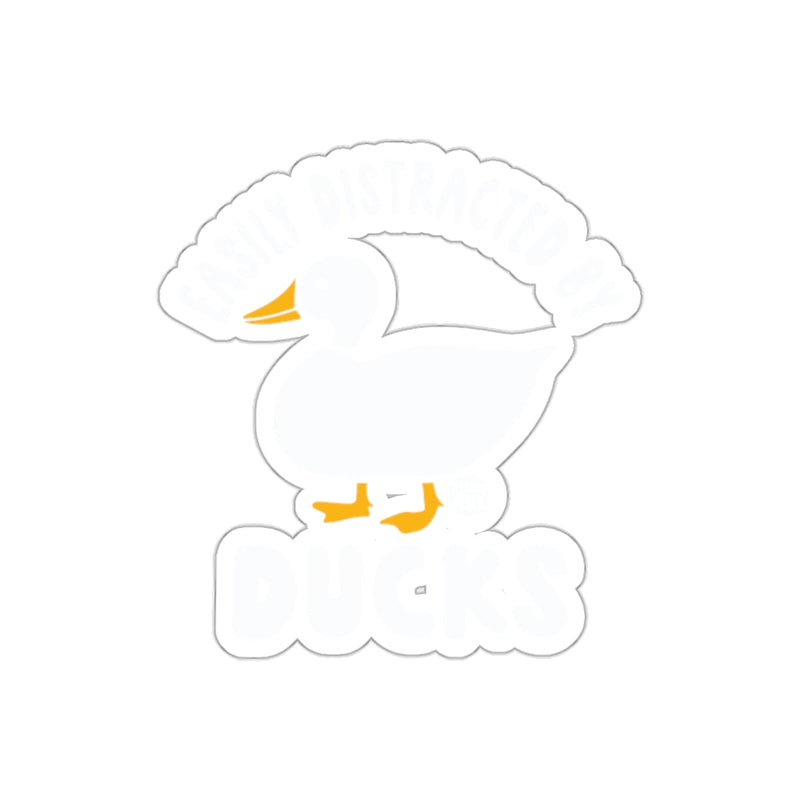 Load image into Gallery viewer, Easily Distracted by Ducks Sticker Product
