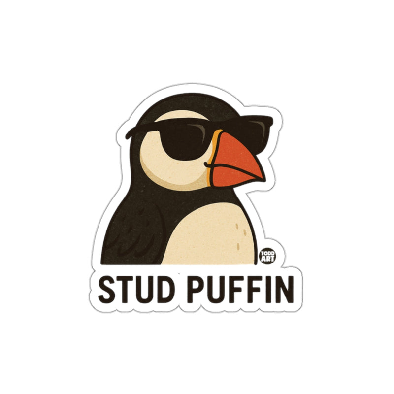 Load image into Gallery viewer, Cool Stud Puffin Graphic Sticker for Fun Decoration
