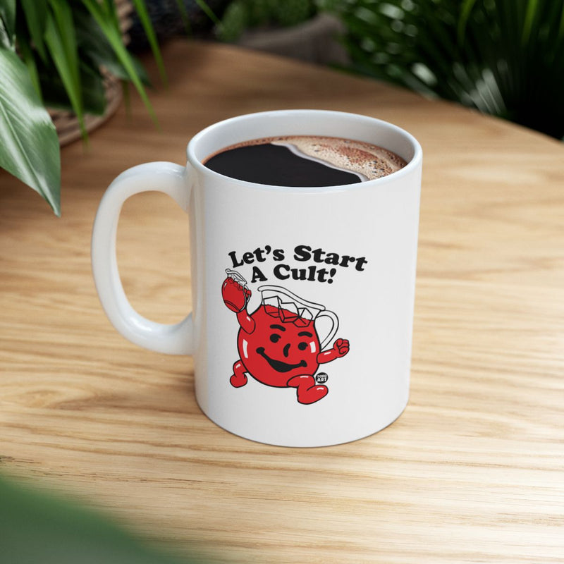 Load image into Gallery viewer, Let's Start A Cult Kool-Aid Character Mug
