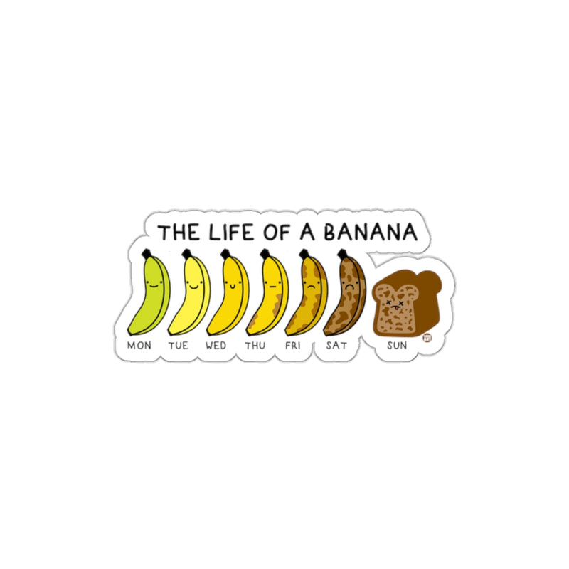 Load image into Gallery viewer, The Life of a Banana Days of the Week Sticker
