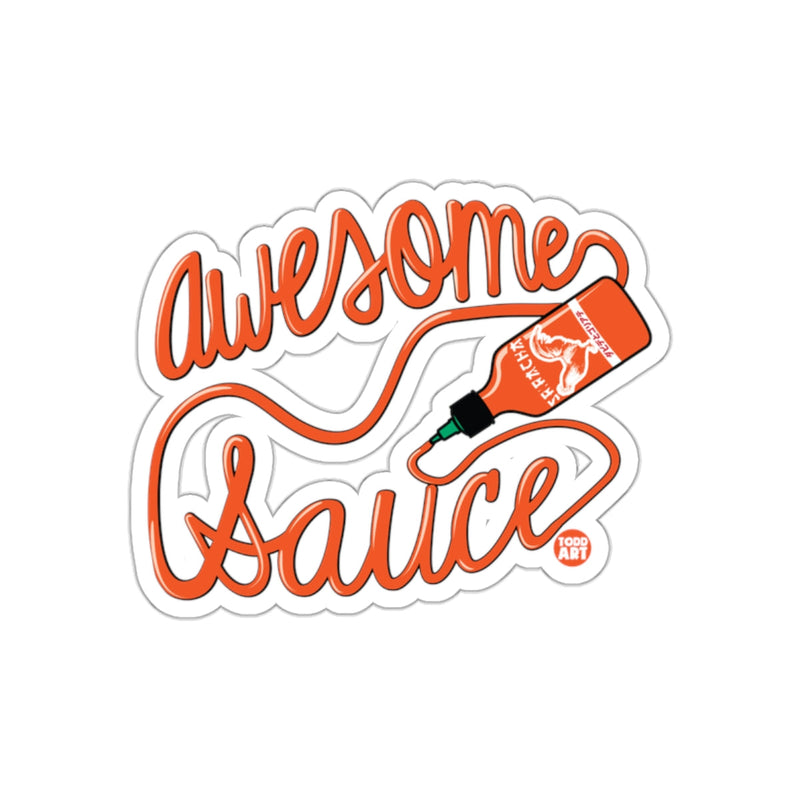 Load image into Gallery viewer, Awesome Sauce Sriracha Hot Sauce Theme Sticker
