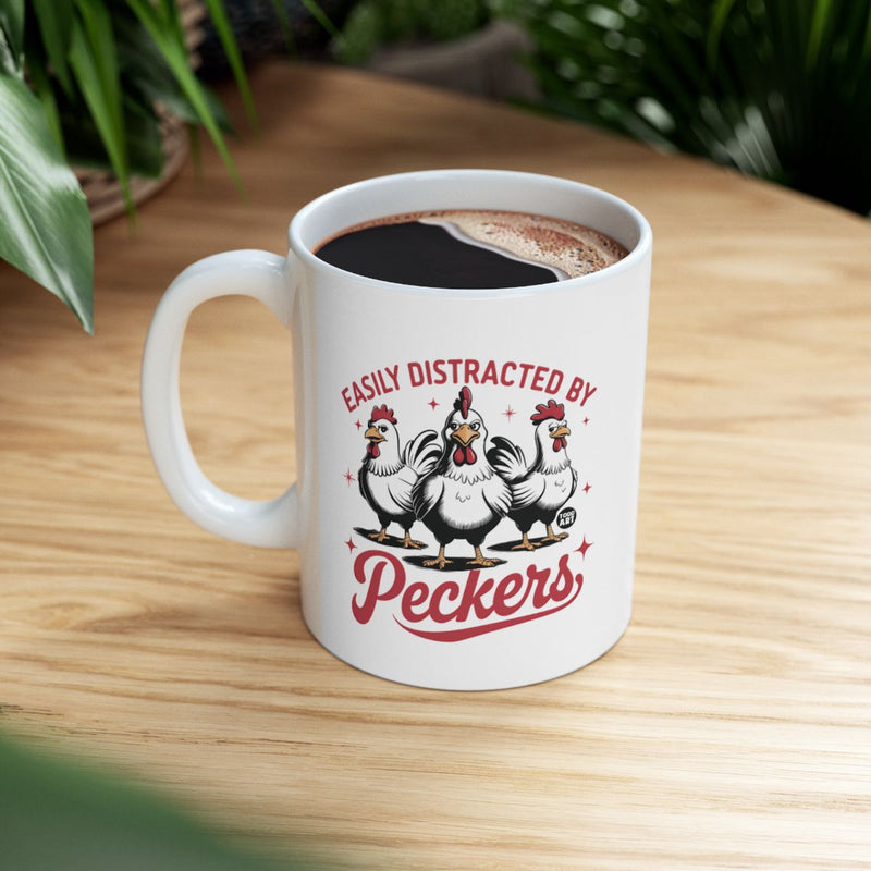 Load image into Gallery viewer, Easily Distracted by Peckers Coffee Mug
