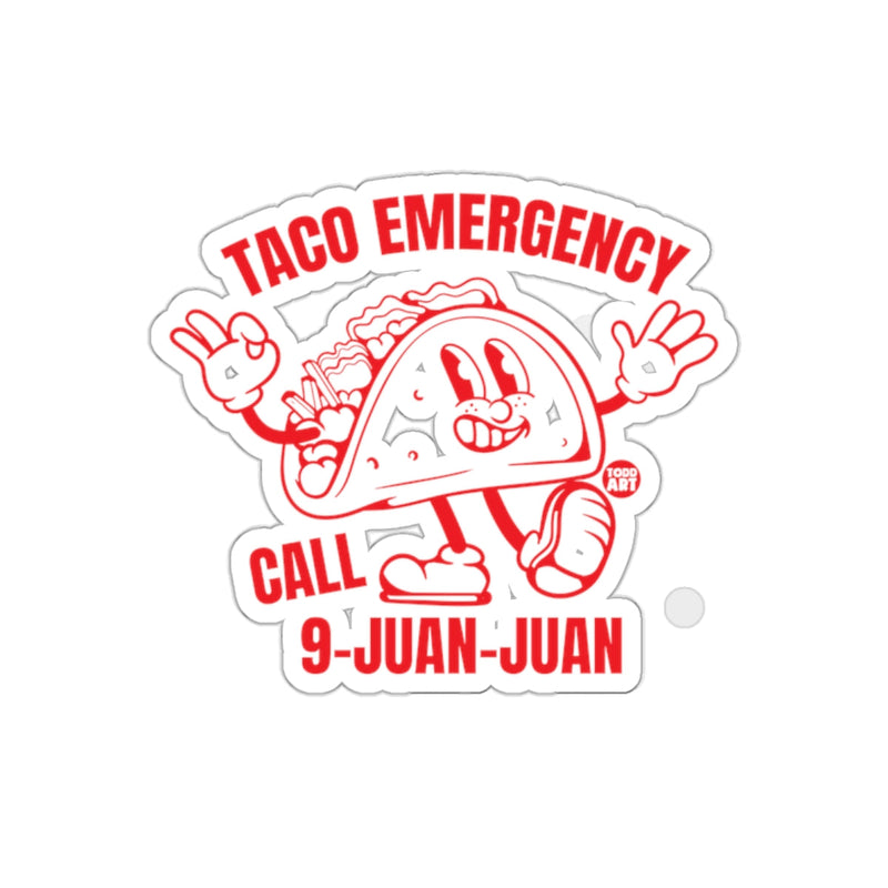 Load image into Gallery viewer, Taco Emergency Call 9-Juan-Juan sticker product
