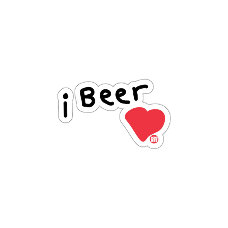 Load image into Gallery viewer, Fun I Beer Heart Graphic Sticker Product
