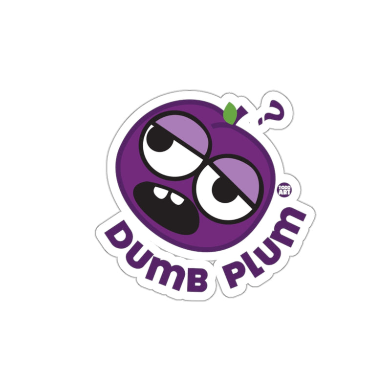 Load image into Gallery viewer, Funny Dumb Plum Cartoon Sticker for Laptops or Bottles
