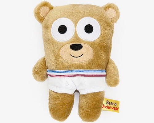 Bear in Underwear 12-Inch Premium Plush Toy – Soft Teddy Stuffed Animal
