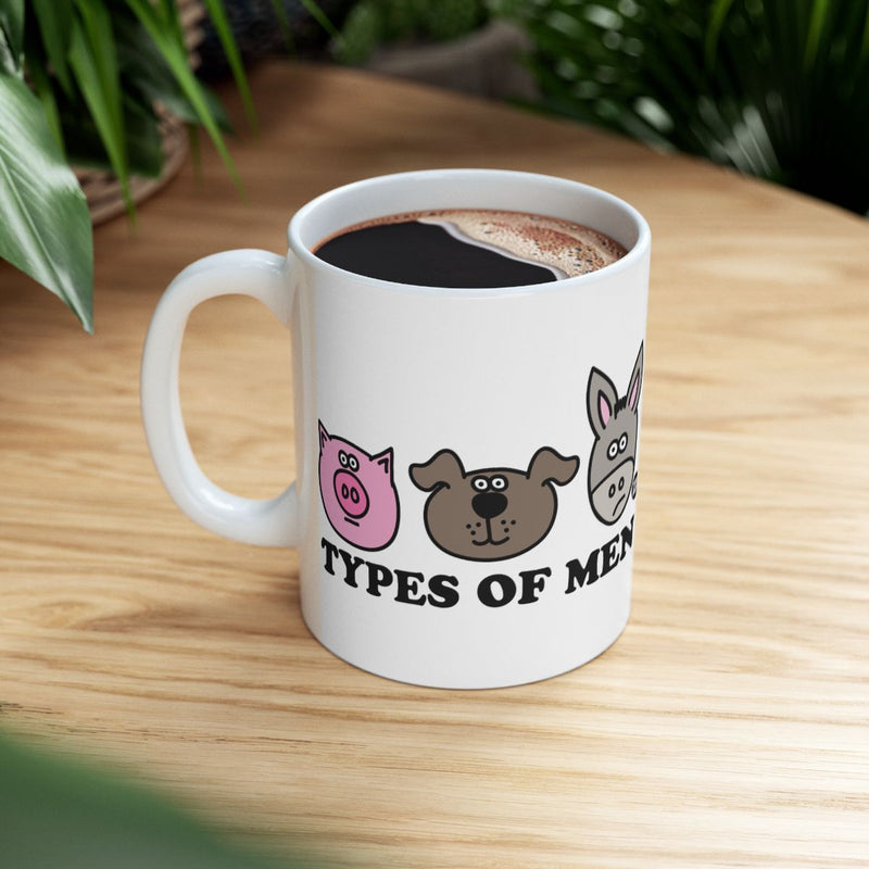 Load image into Gallery viewer, Types of Men Animal Faces Humorous Mug
