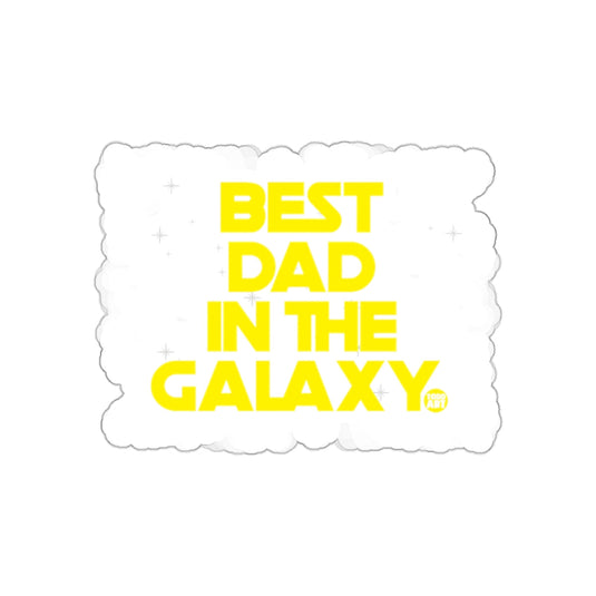 Best Dad in the Galaxy Sticker for Father's Day