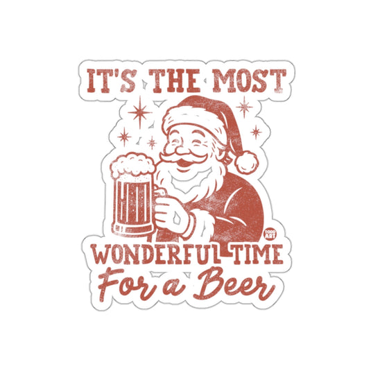 It's the Most Wonderful Time For a Beer Sticker