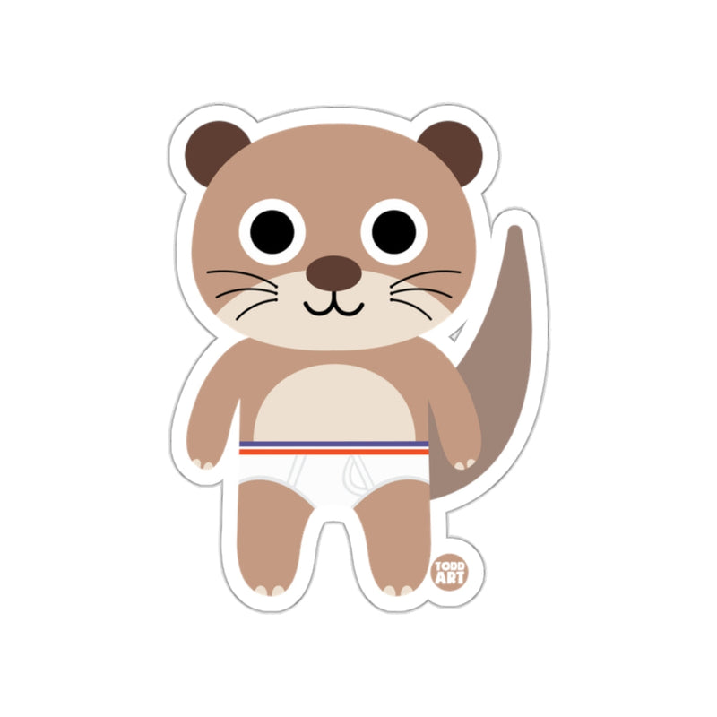 Load image into Gallery viewer, Cute Otter Cartoon Character Sticker for Kids and Adults
