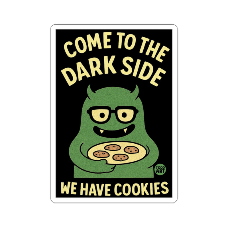 Load image into Gallery viewer, Come to the Dark Side We Have Cookies Sticker
