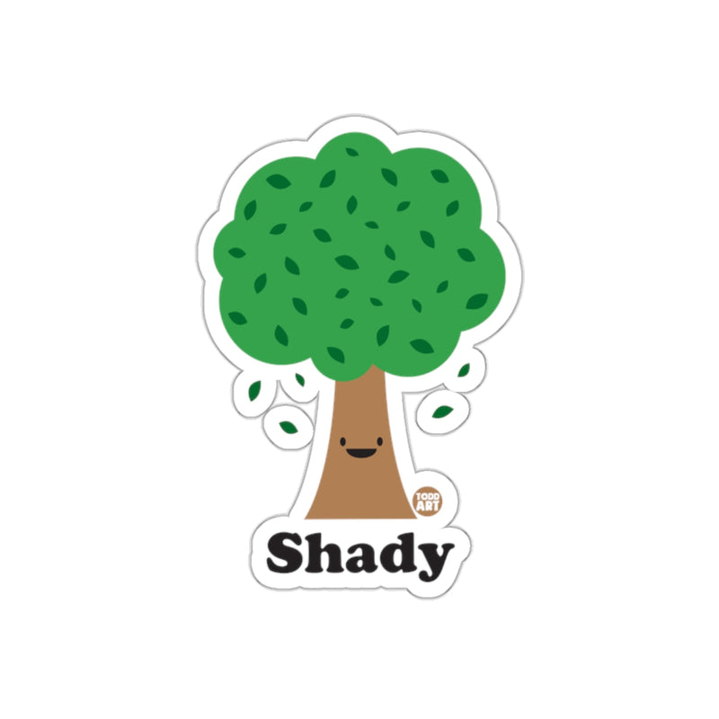 Load image into Gallery viewer, A Cute Shady Tree with Todd Art Logo Design sticker
