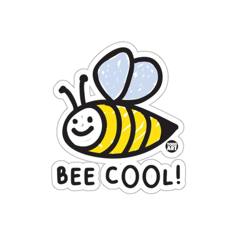 Load image into Gallery viewer, Bee Cool Graphic Sticker for Adding Fun to Surfaces

