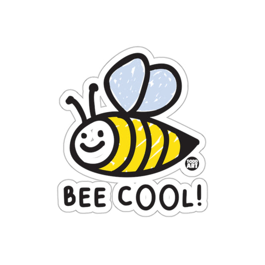 Bee Cool Graphic Sticker for Adding Fun to Surfaces