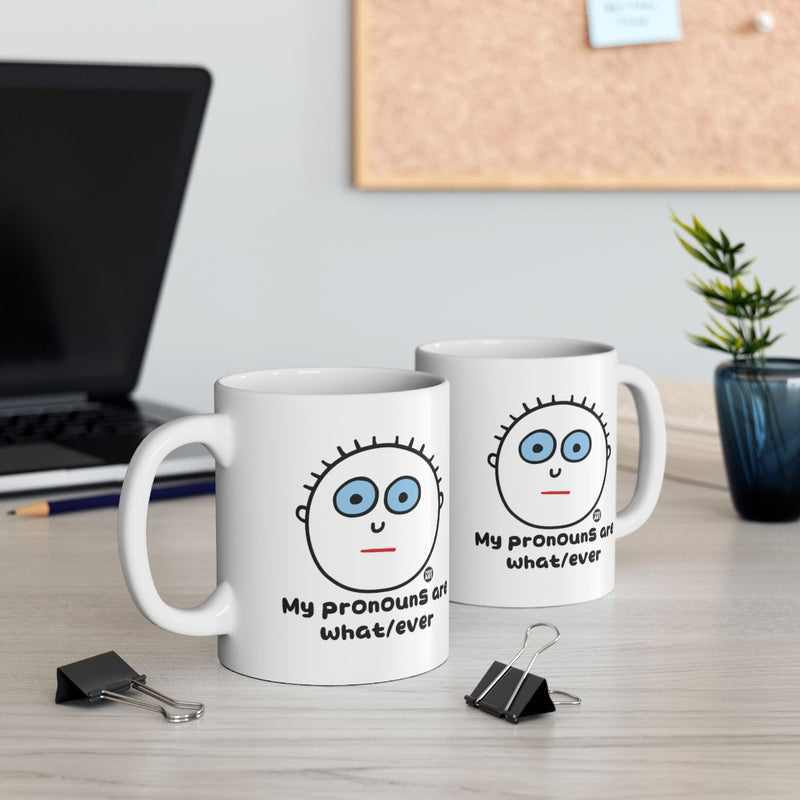 Load image into Gallery viewer, My pronouns are what ever coffee mug

