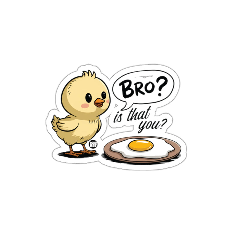 Load image into Gallery viewer, Funny Chick and Egg Humorous Sticker Product
