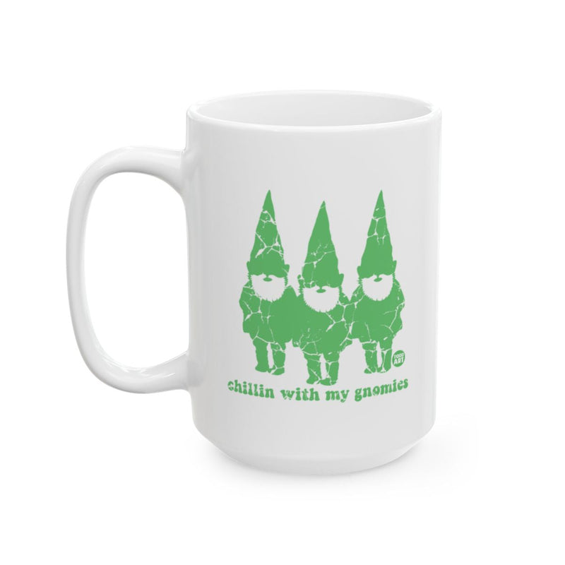 Load image into Gallery viewer, Chillin With My Gnomies Green Gnome Printed Mug
