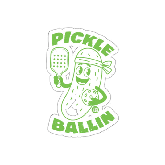 Pickle Ballin Pickle Cartoon Todd Art Funny sticker