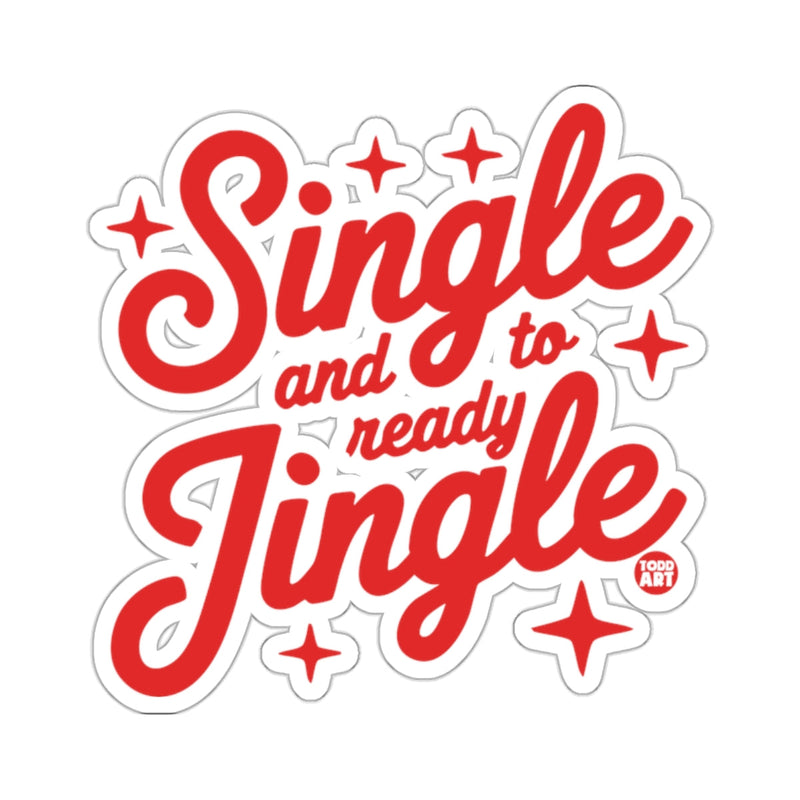 Load image into Gallery viewer, Single and ready to Jingle fun festive design 
