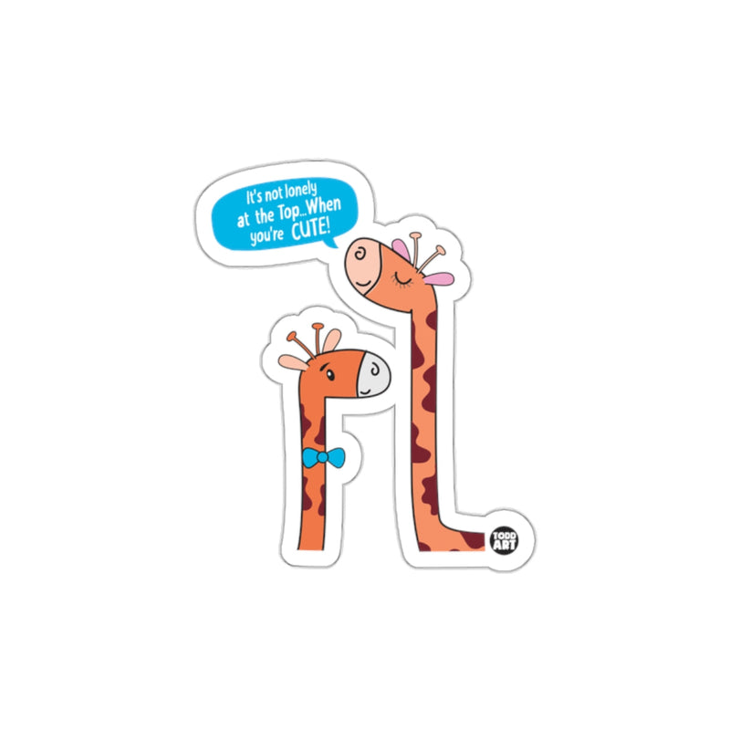Load image into Gallery viewer, Cute Cartoon Giraffe Sticker for Kids and Teens
