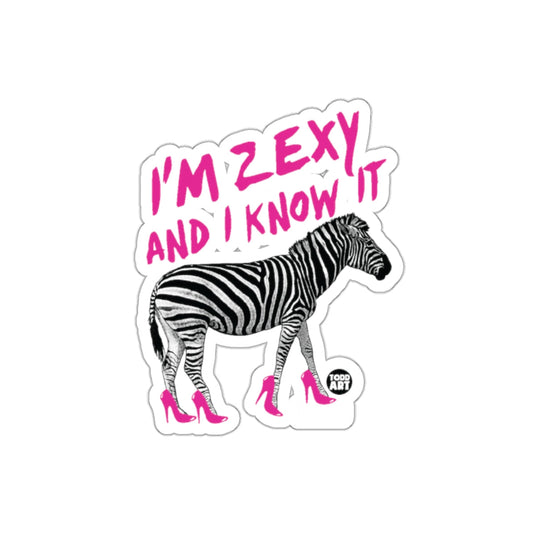 I'm Zexy and I Know It Fun Animal Sticker Product