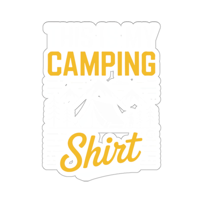 Load image into Gallery viewer, This Is My Camping Shirt Todd Art Design sticker
