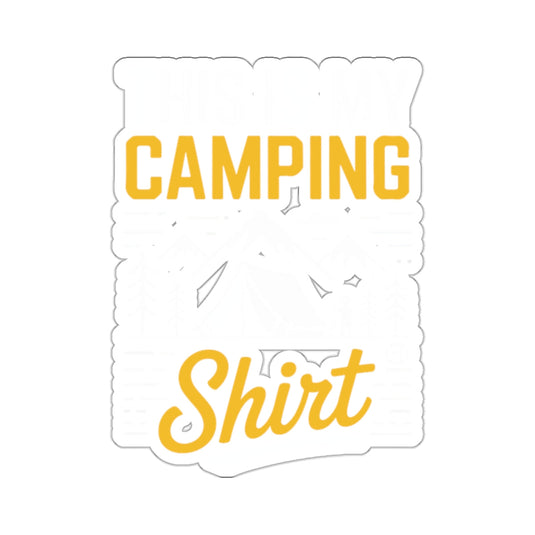 This Is My Camping Shirt Todd Art Design sticker