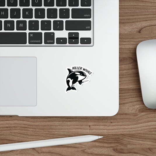 Killer Whale Sticker for Laptops and Water Bottles