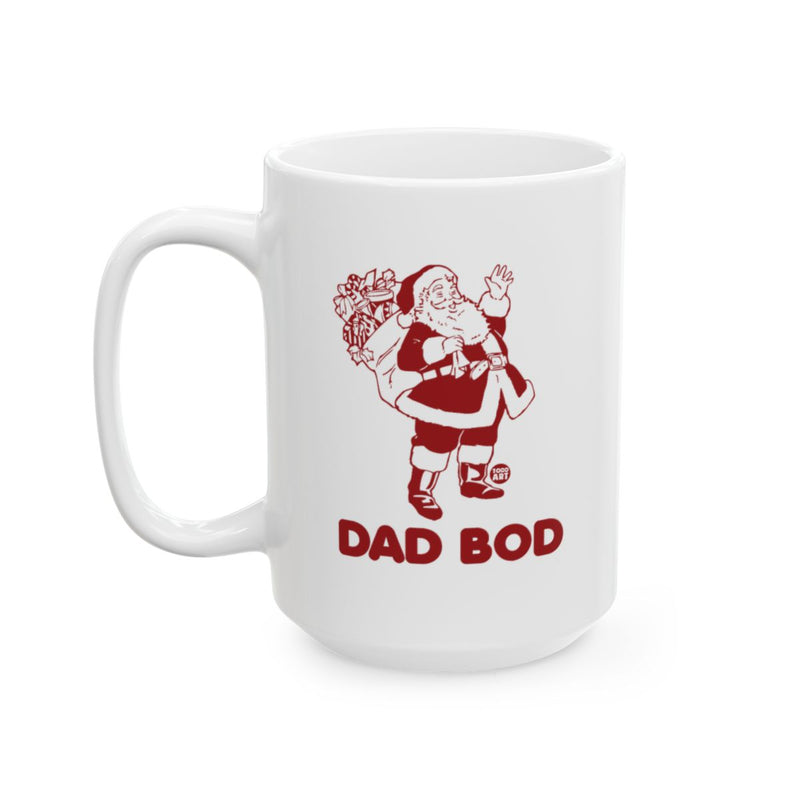Load image into Gallery viewer, Santa with Gifts Dad Bod Mug

