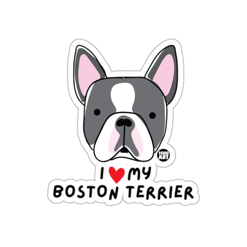 Load image into Gallery viewer, I Love My Boston Terrier Cute Dog Lover Product
