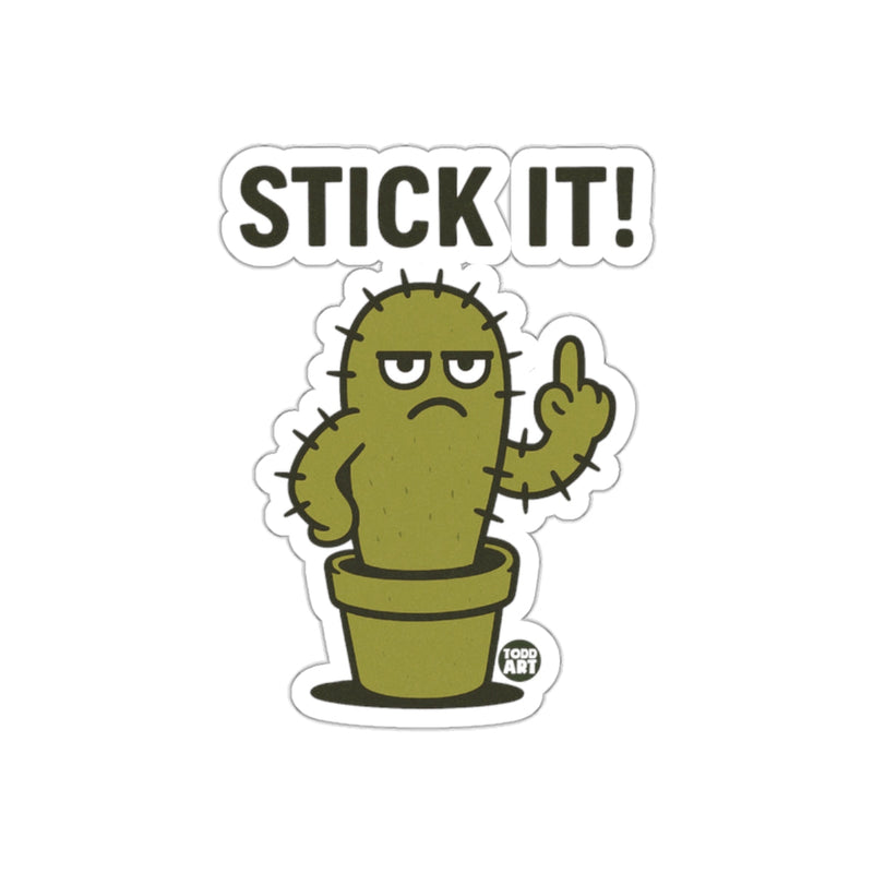 Load image into Gallery viewer, Stick It Cactus Attitude Sticker for Fun Times
