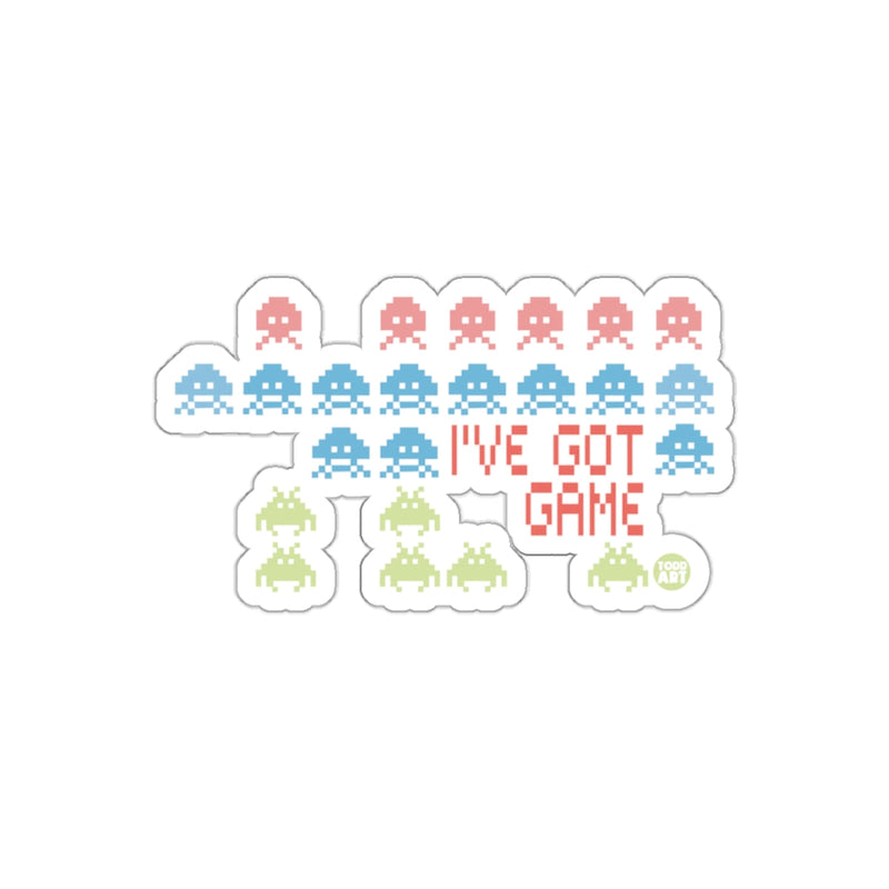 Load image into Gallery viewer, Pixel Art Video Game Invaders I've Got Game sticker
